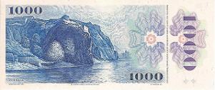 Rub bankovky 1000 Kčs 1985
