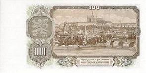 Reverse side 100 Kčs