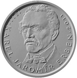 Rub mince 200. výročí narození Karla Jaromíra Erbena
