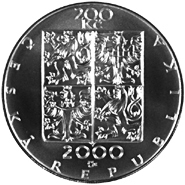 Líc mince 150. výročí narození a 100. výročí úmrtí Zdeňka Fibicha  
